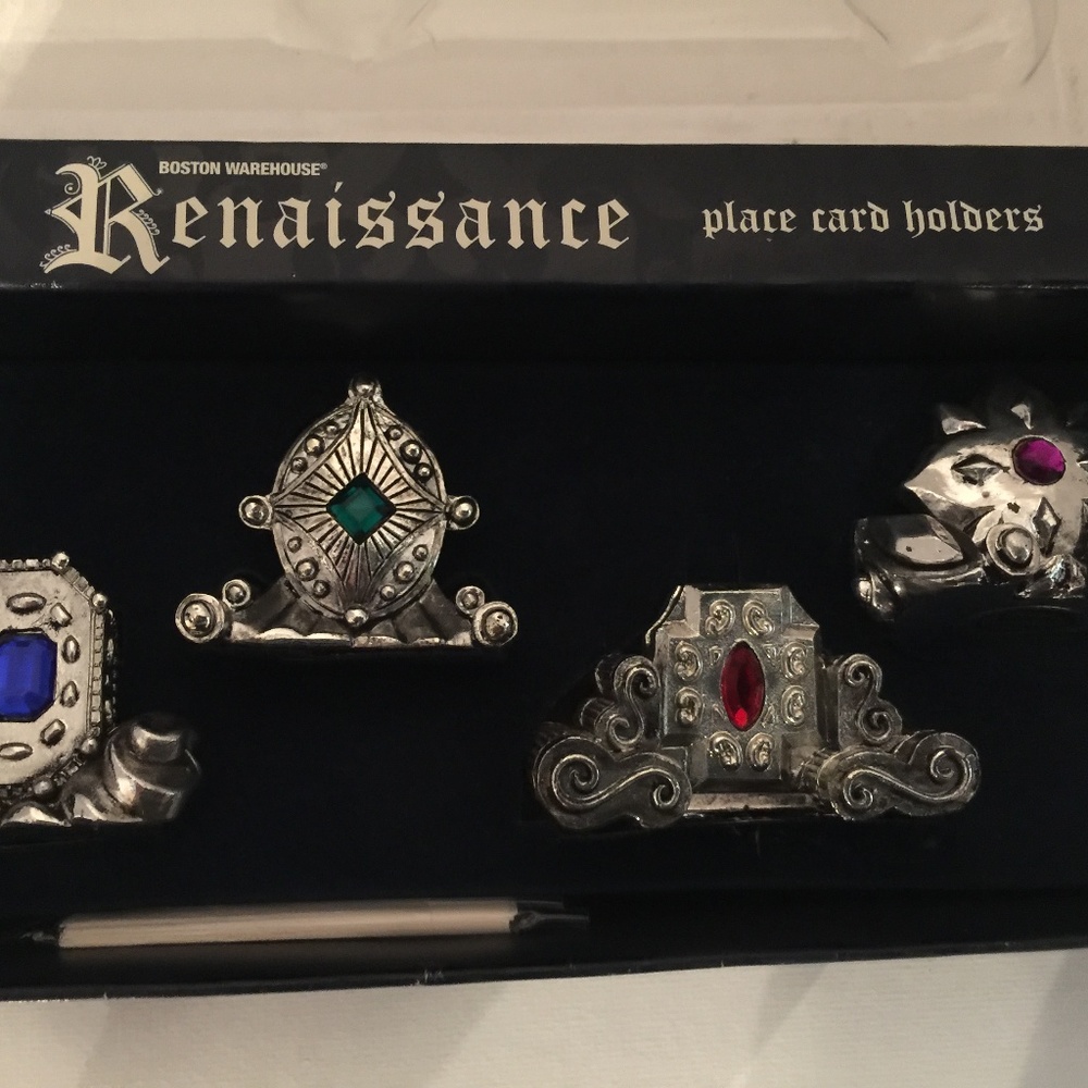 Renaissance place card holders